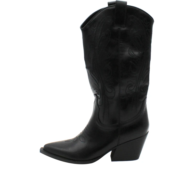 ISEIA - Stivale texano nero - s26634