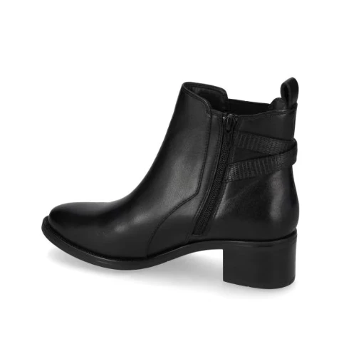 VALLEVERDE - Stivaletto nero in pelle - 17191 2