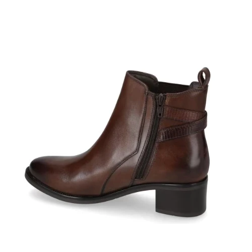 VALLEVERDE - Stivaletto marrone in pelle - 17191 2