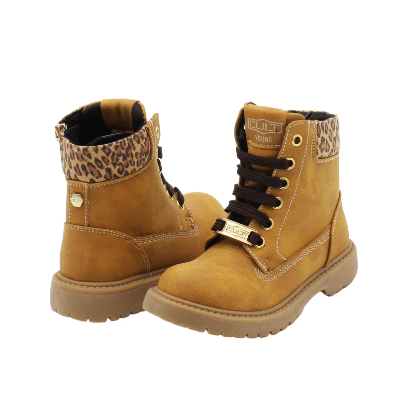 CULT - Polacchino giallo con animalier - t-700