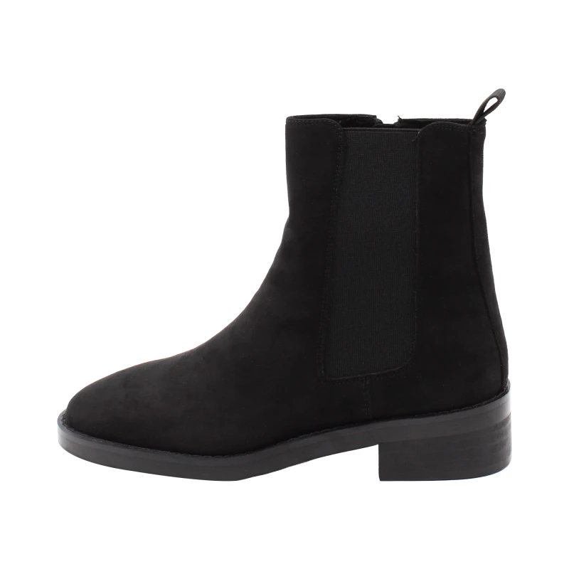 ISEIA - Stivaletto nero con zip - s26650