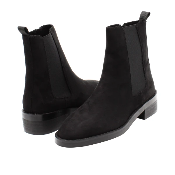 ISEIA - Stivaletto nero con zip - s26650