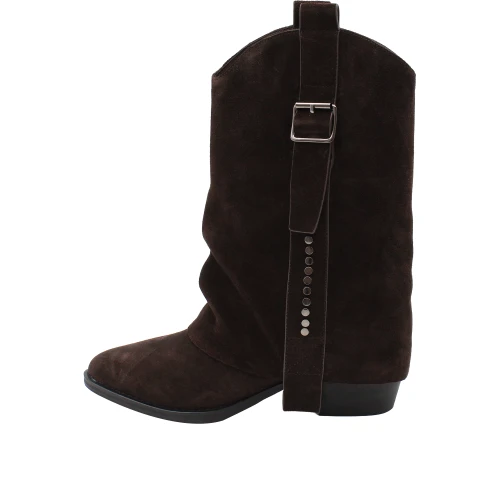 JANET&JANET - Stivaletto texano marrone - j-1081