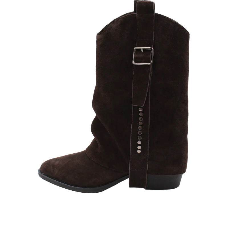 JANET&JANET - Stivaletto texano marrone - j-1081