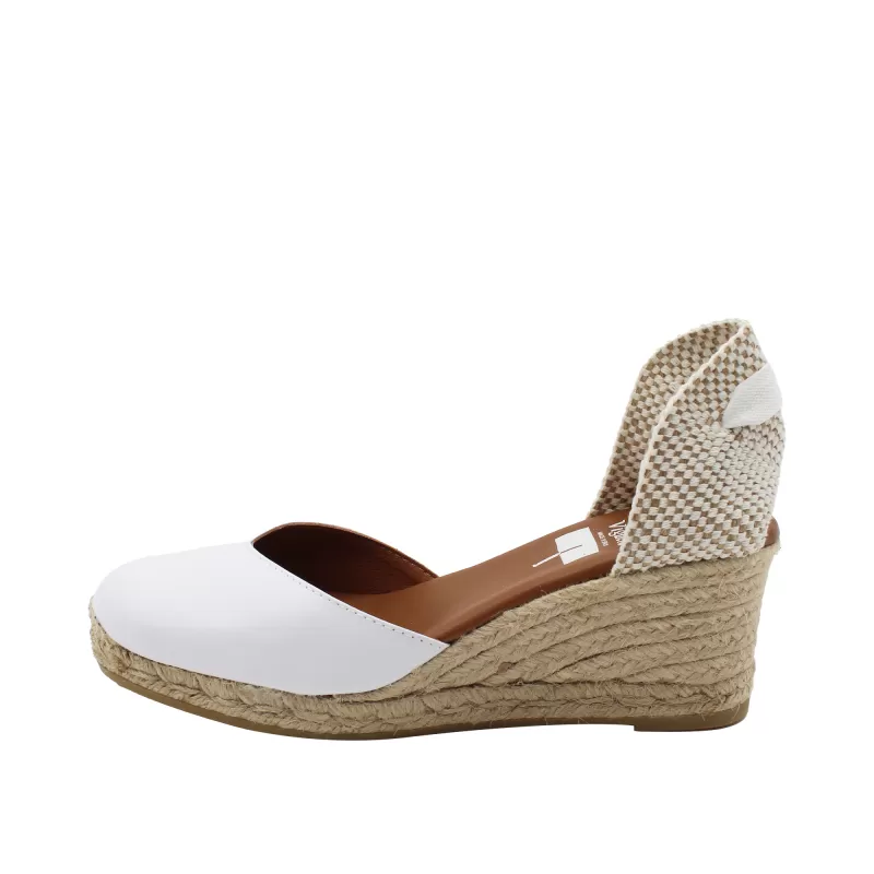 VIGUERA - Espadrillas bianca in pelle - 